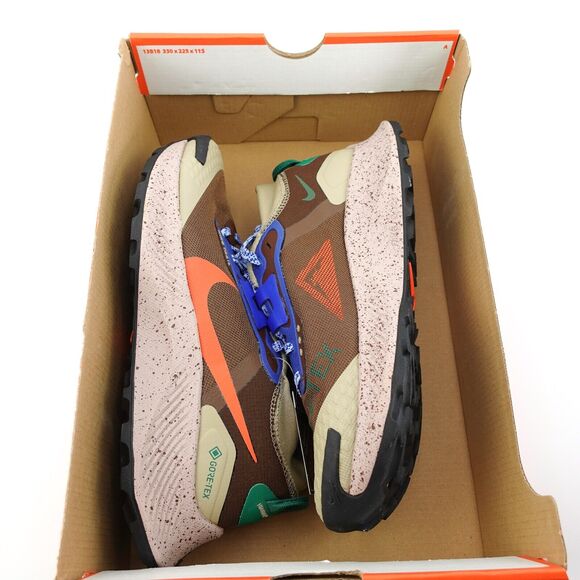 Nike Pegasus Trail 3 GTX Gore-Tex Cacao Wow Rush Orange DR0137-200 Men Size 15 - Picture 11 of 12